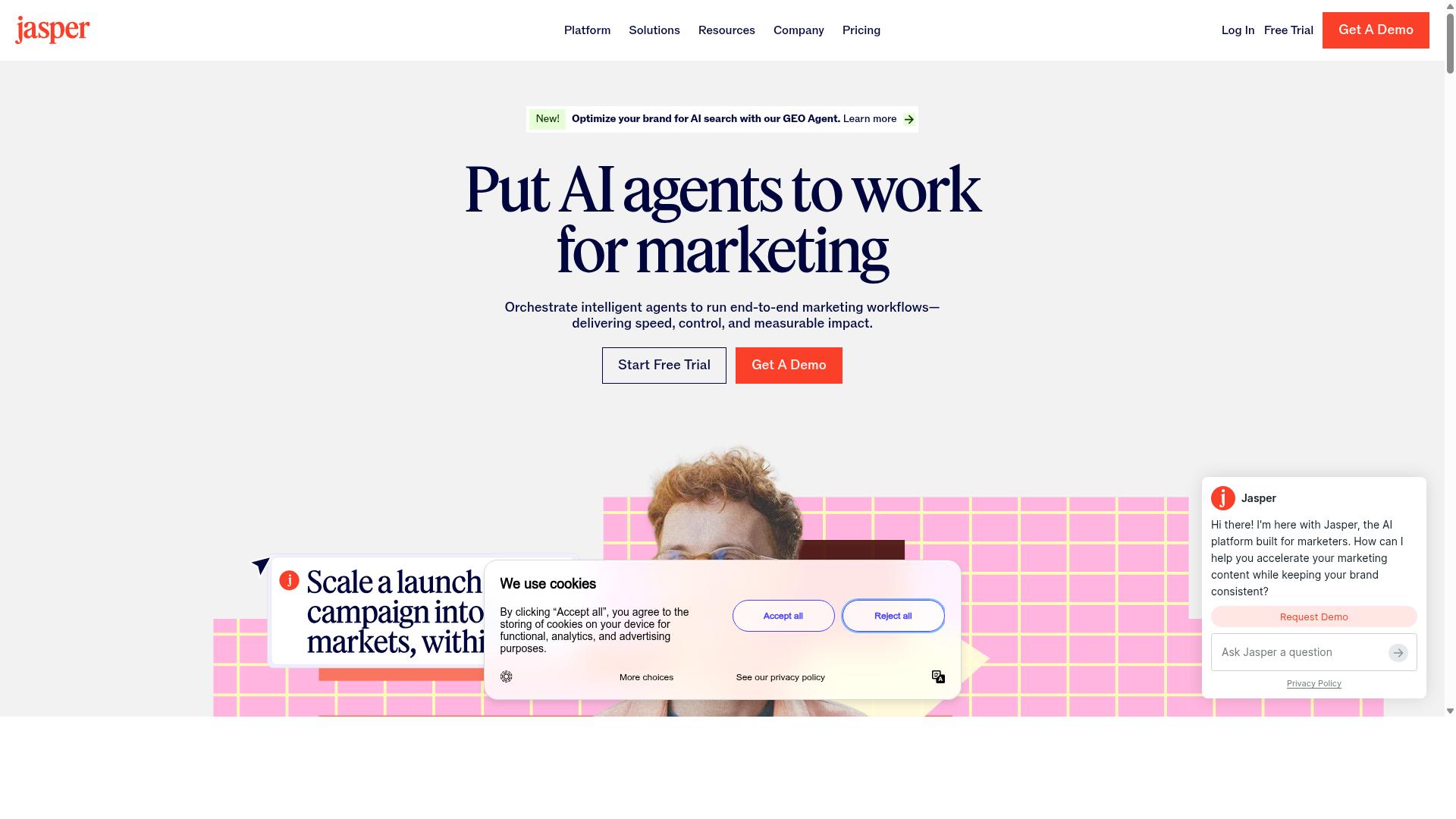 Jasper website